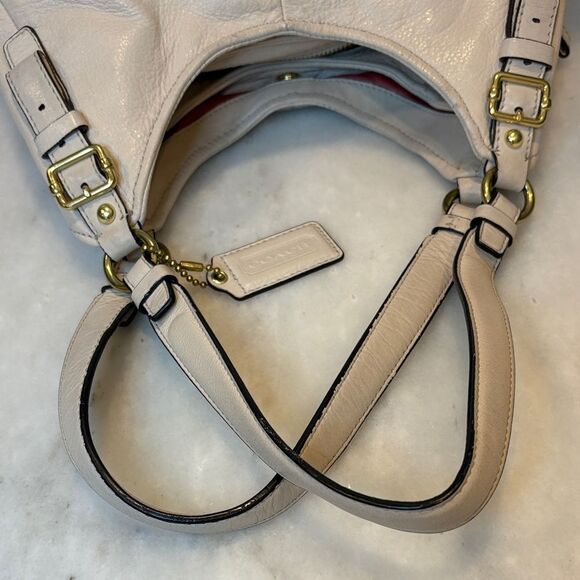 Coach Bag Purse Handbag Leather Pocketbook Maggie Madison Hobo Shoulder Bag - Picture 11 of 16